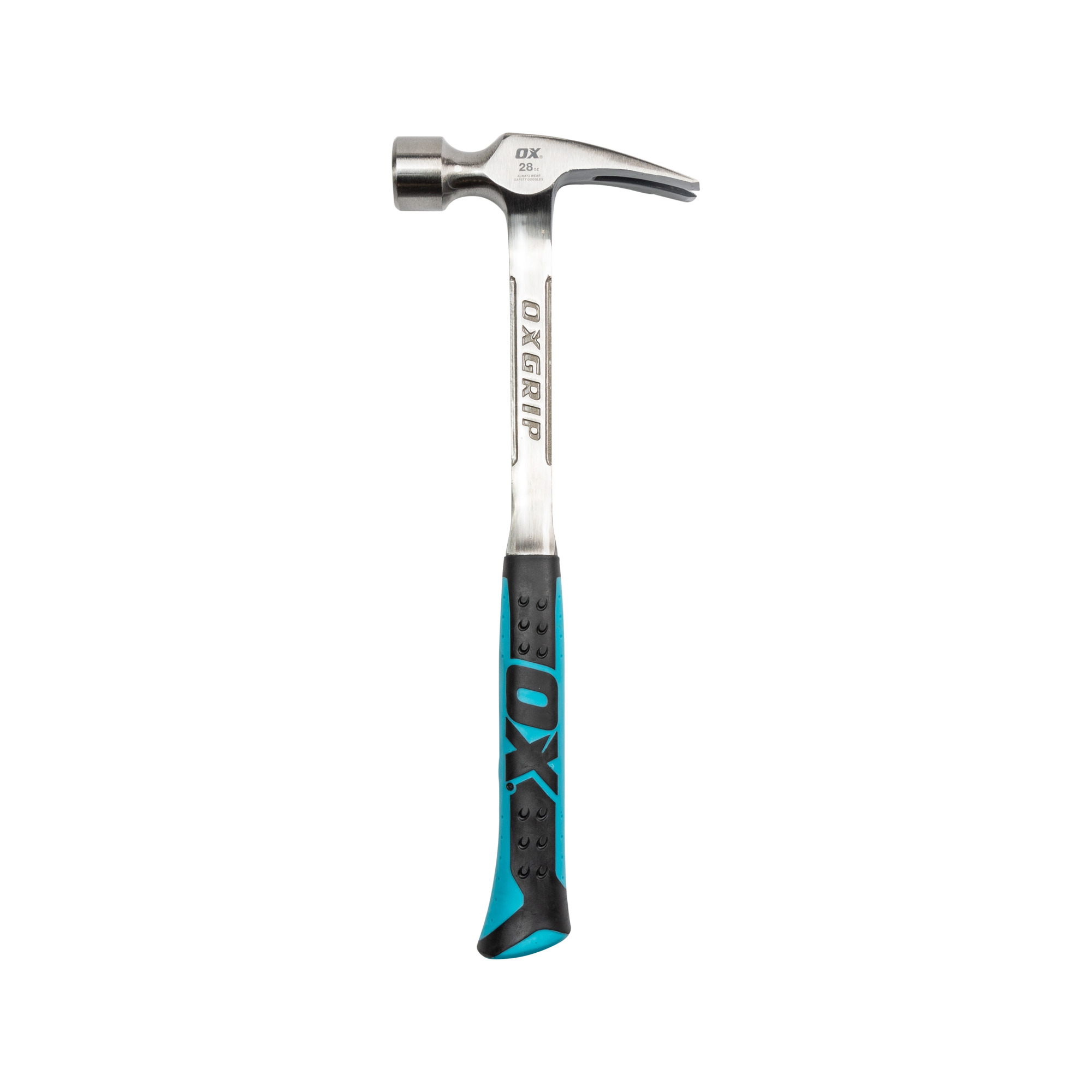 OX Tools, Pro Framing Hammer - Smooth Face | 28-Ounce, Handle Length 7.5 in, Model# OX-P082328